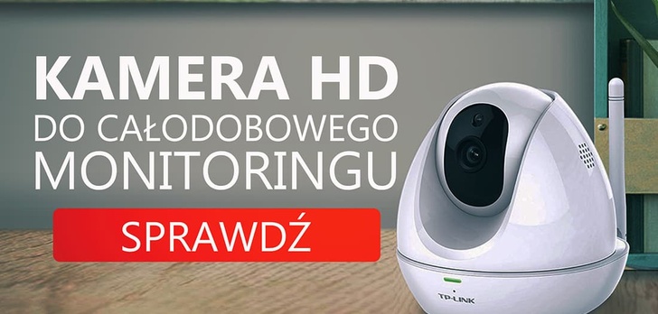 TP-link NC450 - Obrotowa Kamera HD do Całodobowego Monitoringu