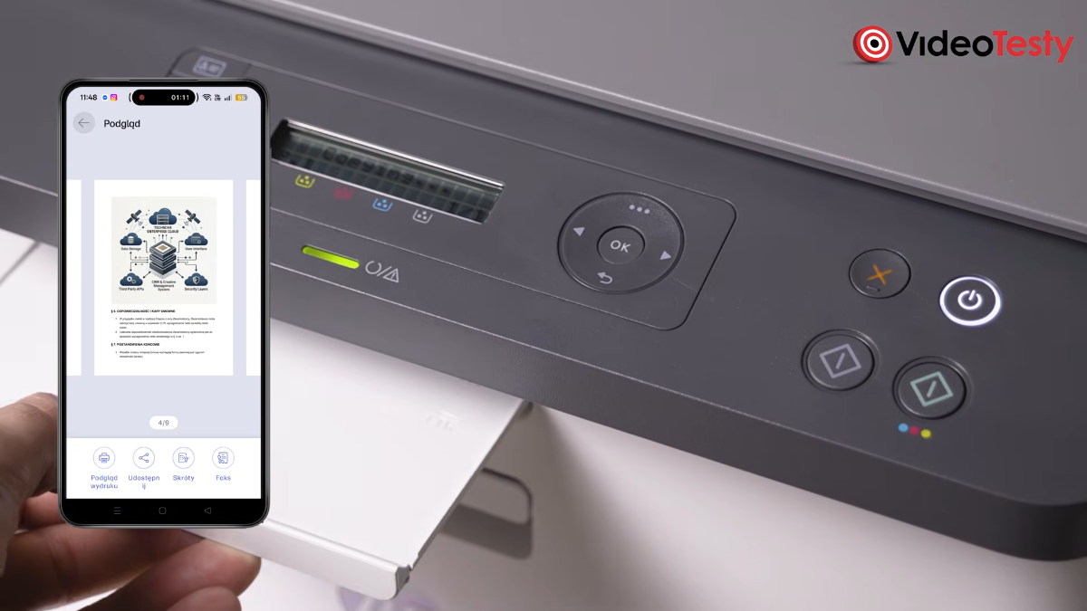 Aplikacja koło drukarki HP Color Laser MFP 178nw