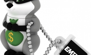 EMTEC Pendrive 8GB Gangster Raccoon The Animalitos