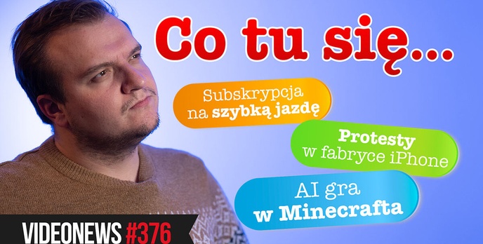 RTX 4060, AI gra w Minecrafta, protest w fabryce iPhone - VideoNews 376