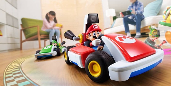 Zamień podłogę domu w wirtualną trasę wyścigową z Mario