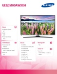 Samsung 32" TV Slim LED FHD UE32J5100AWXXH
