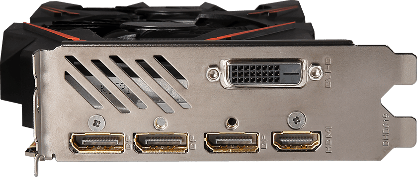 Gigabyte GeForce GTX 1070 WINDFORCE OC 8GB GDDR5 (256 bit) HDMI,
