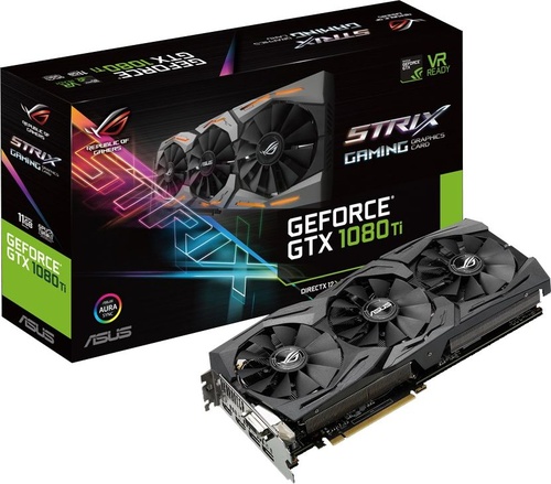 Asus GeForce GTX 1080 TI 11GB GDDR5X (352 BIT) DVI-D, 2x HDMI, 2x DP, BOX (ROG-STRIX-GTX1080TI-11G-GAMING)