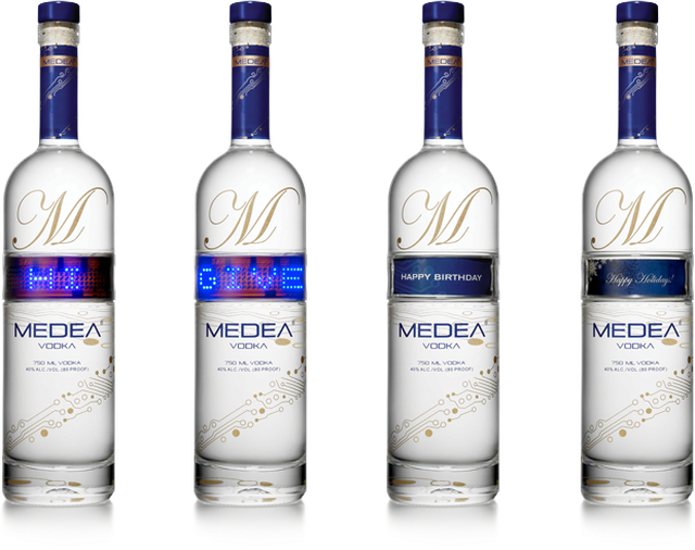 Wódka z LED, która mówi!