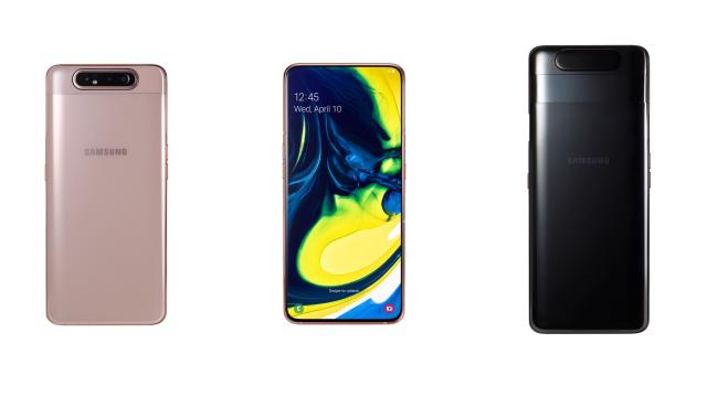 Oto Samsung z obracanym aparatem! Galaxy A20e, A40 i A80 wchodzą do Polski