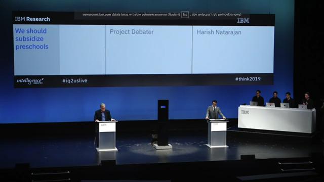 IBM Miss Debater przegrała to starcie