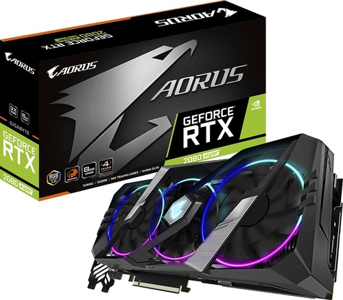 Gigabyte GeForce AORUS RTX 2080 Super 8GB GDDR6 (GV-N208SAORUS-8GC)
