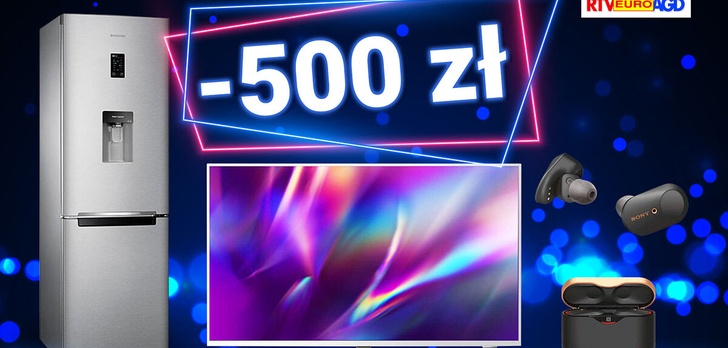 Taniej do 500 zł - AGD, RTV i telefony