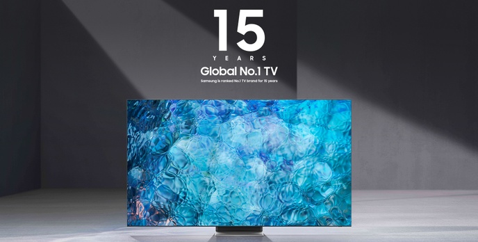 Samsung po raz piętnasty globalnym liderem sprzedaży TV