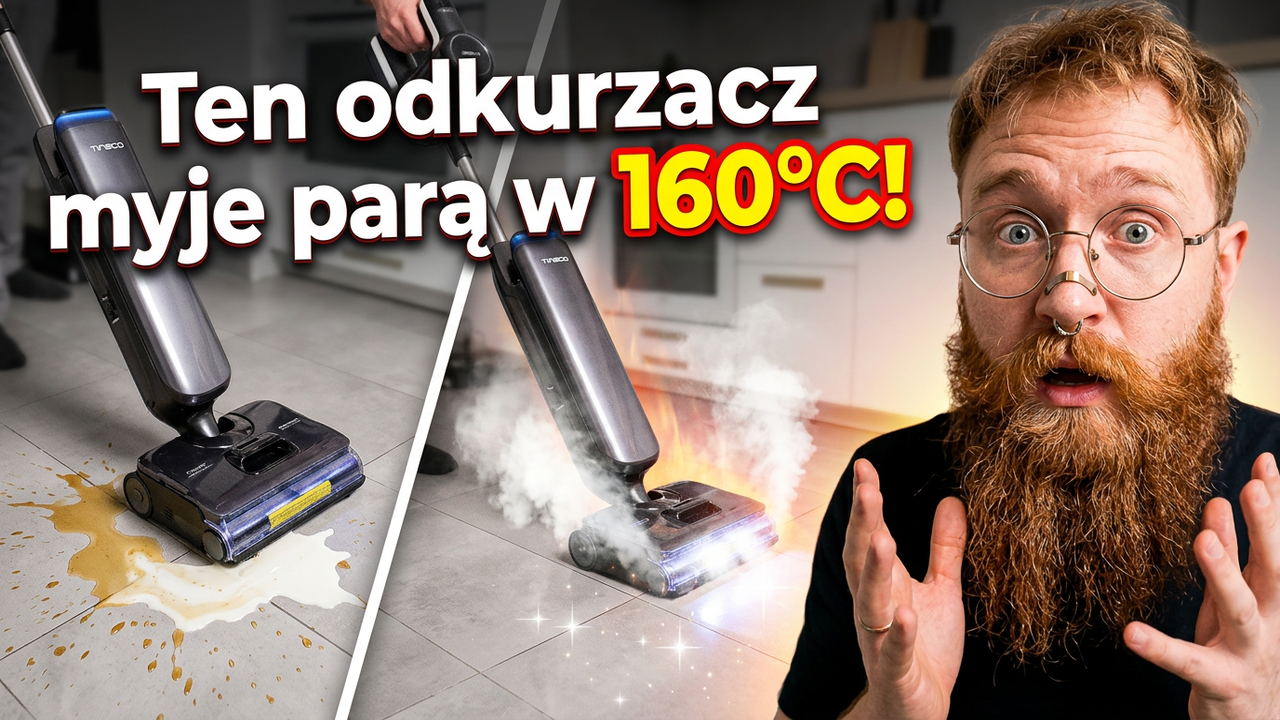 Odkurzacz myjący parą - recenzja Tineco Floor One S9 Artist Steam Pro