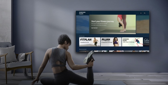 Ćwicz i zadbaj o zdrowie z telewizorami Samsung QLED