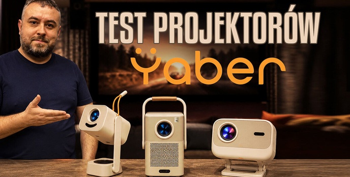 Projektory Yaber T1 Pro, L2 Plus i t2 Plus - rozrywka na dużym ekranie