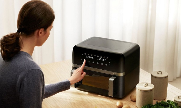 Nowy airfryer Mova gotuje dwa dania jednocześnie - AeroChef FD20 Pro z przełomową funkcją FlexZone!