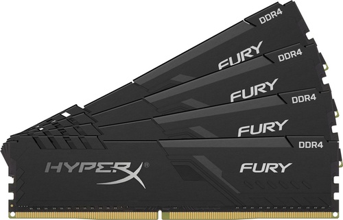 Kingston HyperX Fury DDR4 DIMM 4x16GB 3600MHz CL17 czarny