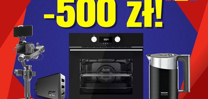 Oszczędź do pół tysiąca! Zniżka na piekarnik, gimbale i inną elektronikę