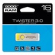 GoodRam TWISTER YELLOW 16GB USB3.0