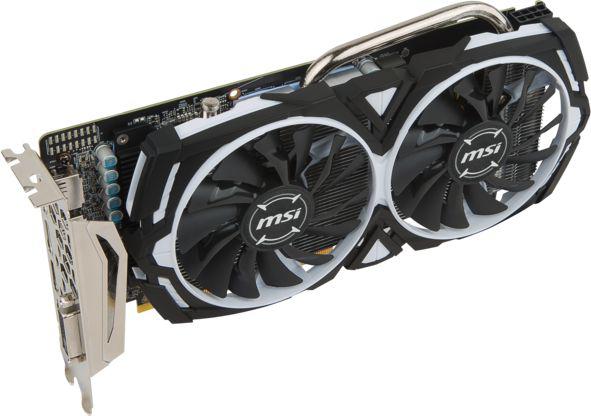 MSI Radeon RX 570 ARMOR OC 4GB GDDR5 (256 Bit), DVI-D, DP, HDMI, BOX