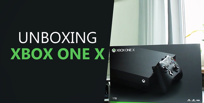 Unboxing Konsoli Xbox One X!