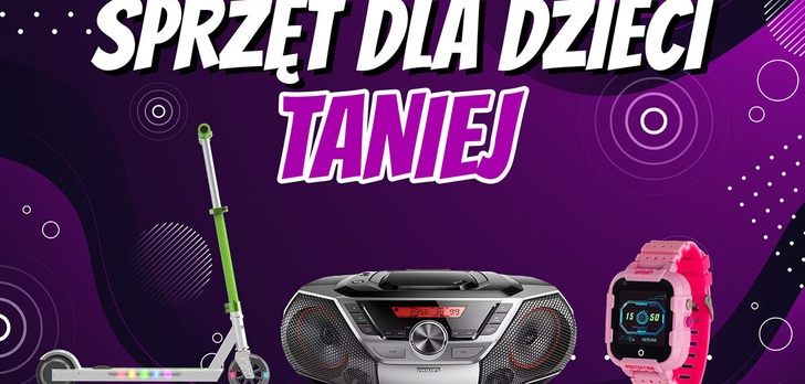 Ciekawe sprzęty dla dzieci na promocji w Vobis.pl