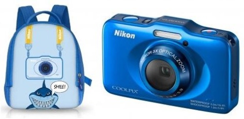 NIKON COOLPIX S31 NIEBIESKI + PLECAK