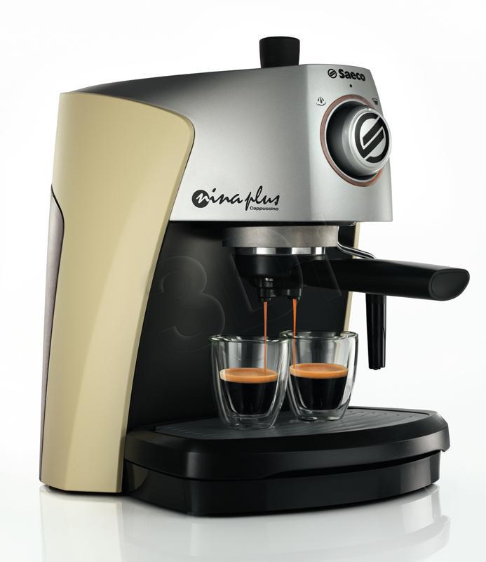 SAECO Nina Cappuccino RI9355/01 (1050W/ srebrno- złoty) SAECO Nina Cappuccino RI9355/01 (1050W/ srebrno- złoty)