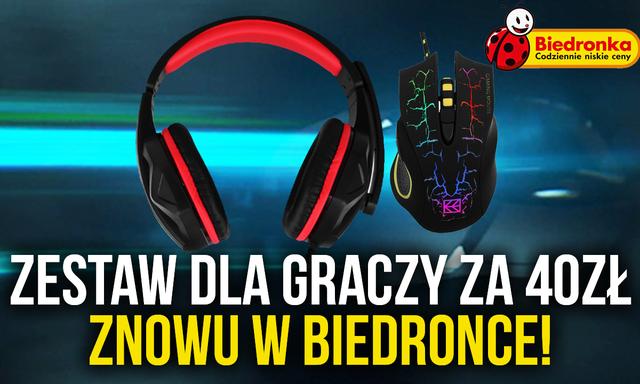 Promocja w Biedronce! Zestaw Gaming Set XR – Klawiatura, Podkładka i Słuchawki