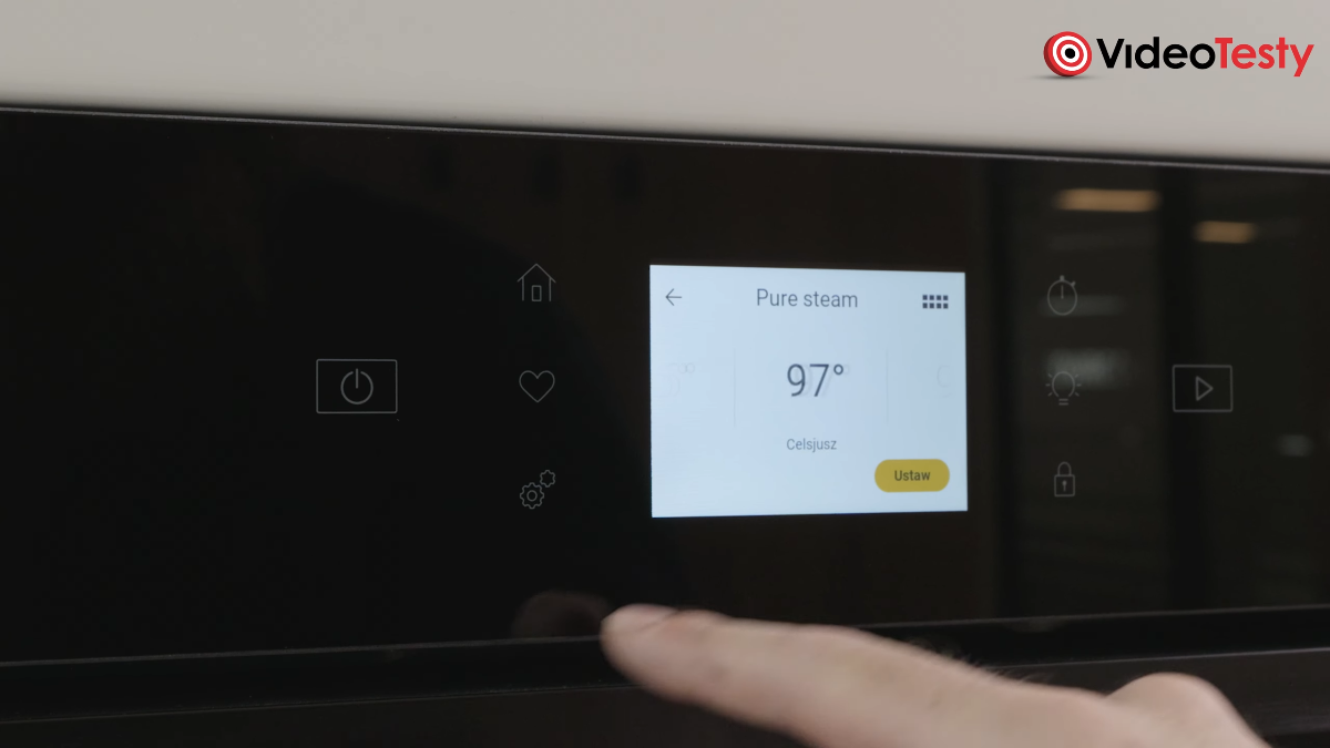 Ustawianie trybów parowych w piekarniku Whirlpool WOI11P8FHT2SBAF