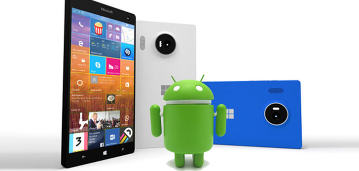 Nie Zobaczymy Aplikacji Rodem z Androida na Platformie Windows 10 Mobile…