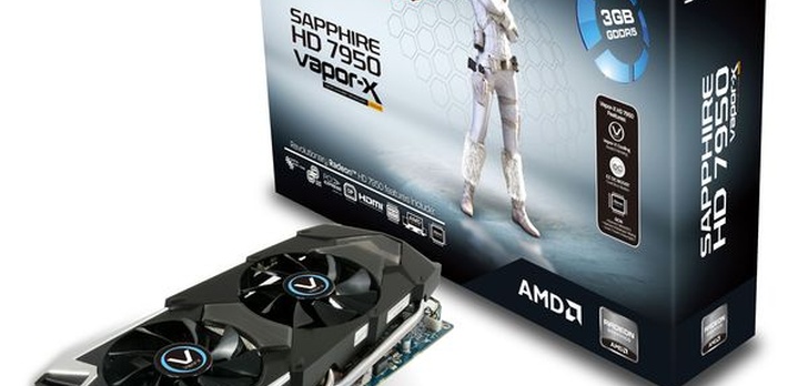 Fabrycznie podkręcony SAPPHIRE HD 7950 z chłodzeniem Vapor-X 