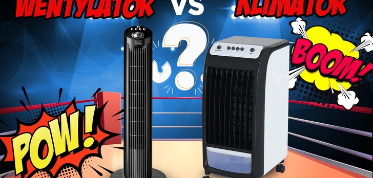 Klimatyzer vs. Wentylator kolumnowy - Ravanson KR-2011 kontra Black&Decker BXEFT46E