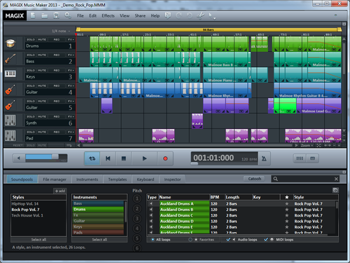 Magix Music Maker 2013