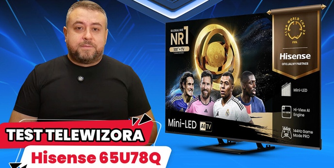 Porządny Mini LED z dobrym kontrastem - Hisense U78Q