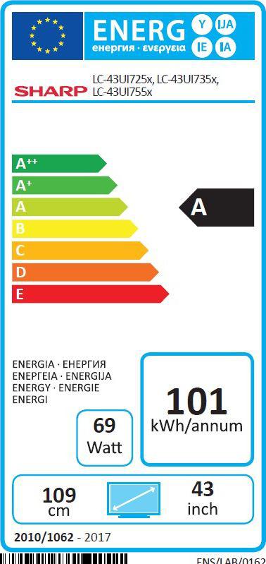 Sharp Sharp LC-43UI7352E (4K 400Hz Smart Harman K)