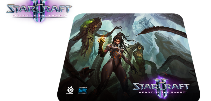 SteelSeries przedstawia nową podkładkę pod mysz – StarCraft II: Heart of the Swarm edycja Kerrigan