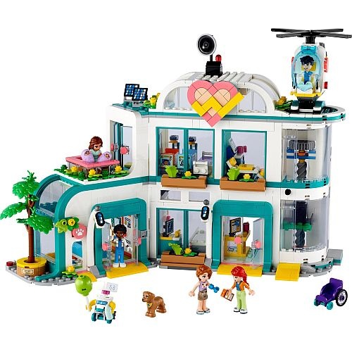 klocki LEGO dla dziewczynek LEGO 42621 Friends Szpital w mieście Heartlake