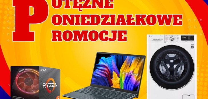 Ryzen 7 3800X i laptopy taniej! Potężne Poniedziałkowe Promocje w RTV Euro AGD