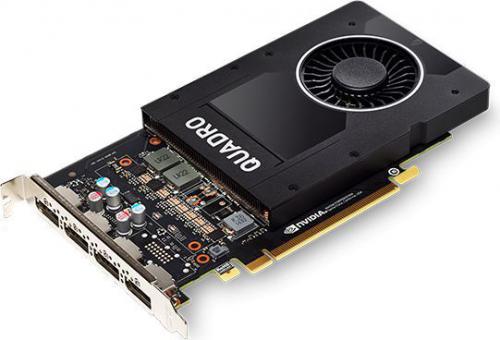 HP NVIDIA Quadro P2000, 5GB GDDR5 (160 Bit), 4xDisplayPort (1ME41AA)