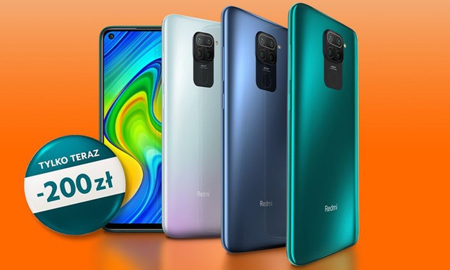 Xiaomi Redmi Note 9 w promocji tańszy o 200 zł