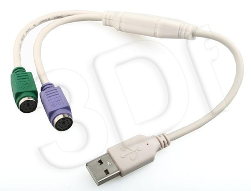 GEMBIRD USB -> 2x PS/2 (USB A-M -> 2x 6PIN F)
