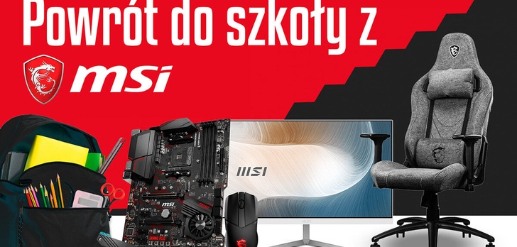 Powrót do szkoły z MSI - Nauka jeszcze nie była tak komfortowa!