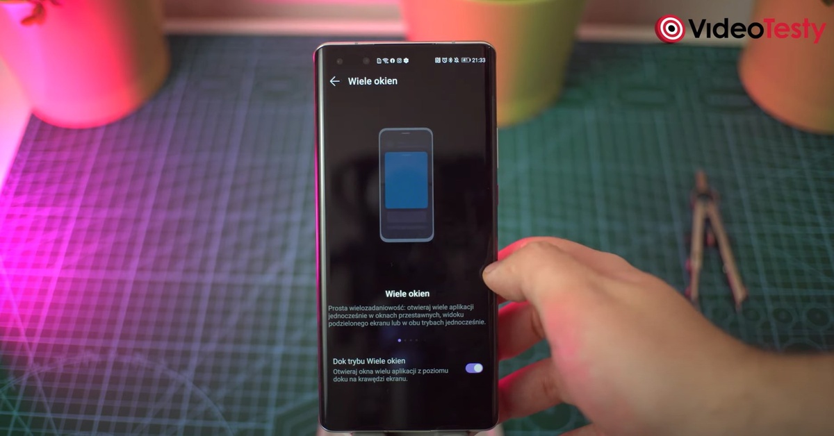 Nowością w nakładce Huawei są okienka z aplikacjami