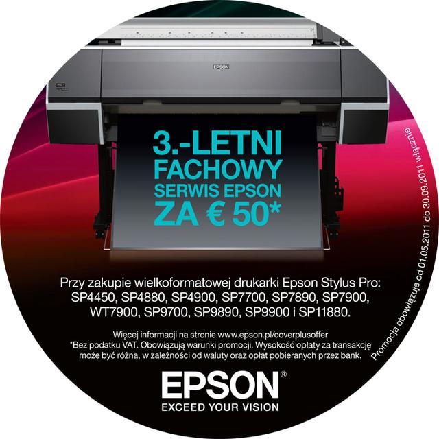 CoverPlus - Epson wydłuża gwarancję na drukarki Stylus PRO