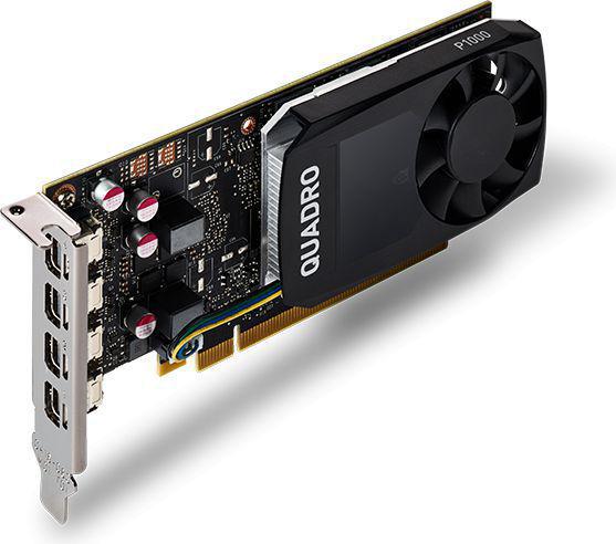 HP NVIDIA Quadro P1000, 4GB GDDR5 (128 Bit), 4x miniDP (1ME01AA) HP NVIDIA Quadro P1000, 4GB GDDR5 (128 Bit), 4x miniDP (1ME01AA)
