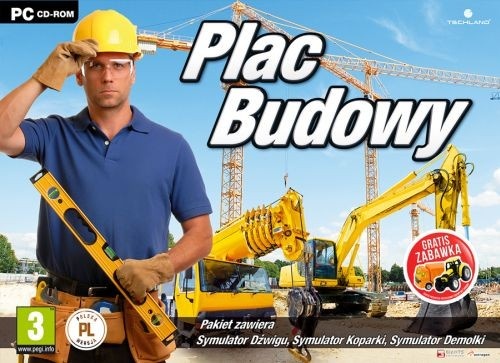 Techland 3Pak Symulatorów Plac Budowy z zabawką SIKU