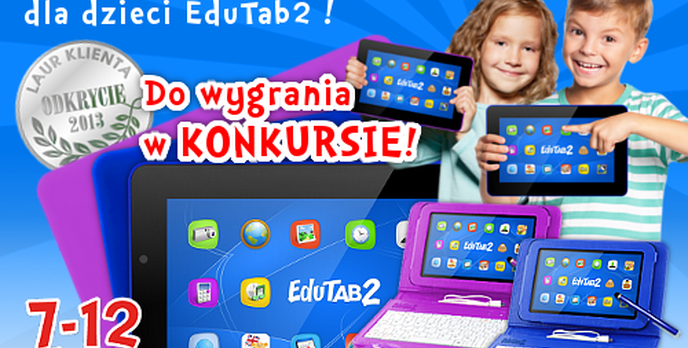 Tablet multimedialno-edukacyjny EduTab2 dla dzieci w wieku 7-12 lat!