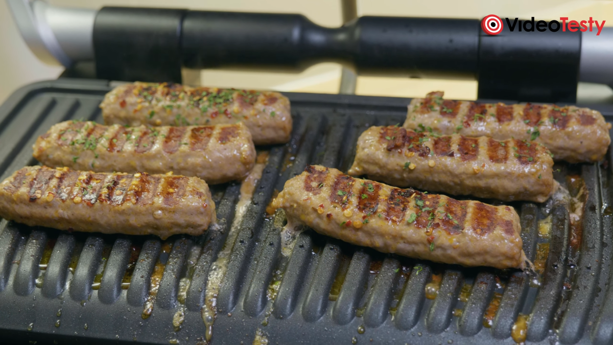 Upieczone Cevapici Tefal OptiGrill Elite XL