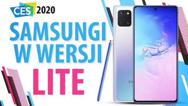 Premiera tańszych flagowców Samsunga - S10 Lite i Note 10 Lite
