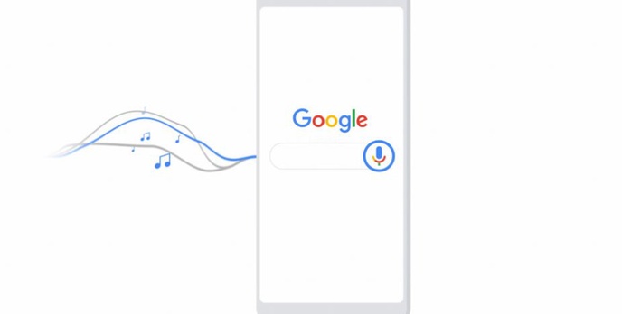 Nucąc do mikrofonu, wyszukamy piosenki w Google