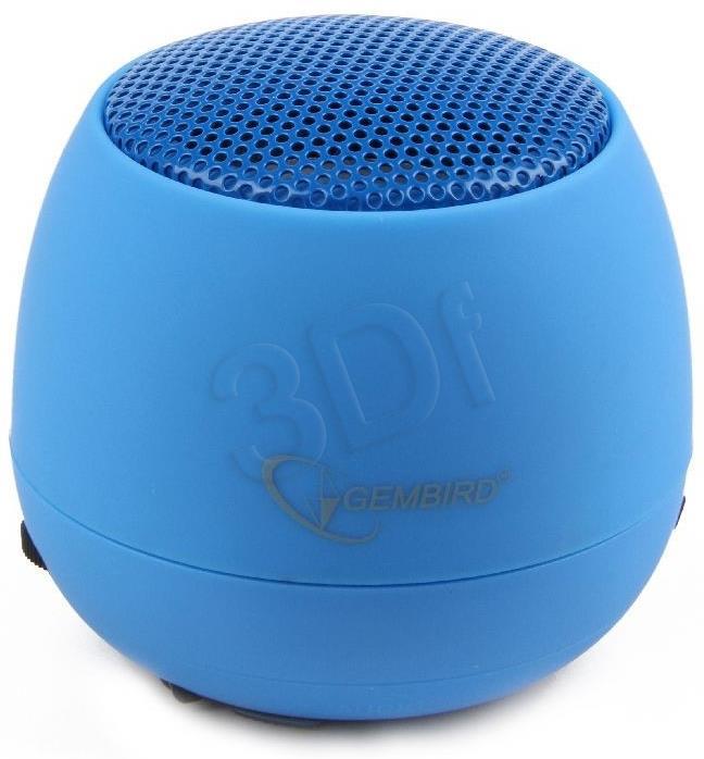 Gembird mobilny SPK-103 Niebieski (wbudowana bateria)
